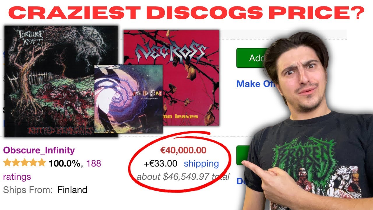 Самый безумный продавец на Discogs?! СУМАСШЕДШИЕ цены на малоизвестный дэт-метал 90-х, дорогой бр...
