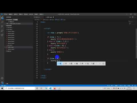 前端课程入门篇JavaScript入门到精通分支语句216
