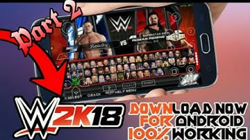WWE 2K18 on android ppsspp download link