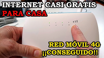 Internet Casi Gratis en Casa. Con Tarjeta SIM y Red 4G Móvil. Conseguido. 405