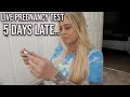 LIVE PREGNANCY TEST AFTER MISCARRIAGE | 5 DAYS LATE MISSED PERIOD | TTC JOURNEY BABY #3 2021