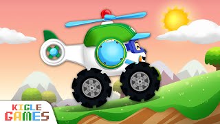 Helicopter Helly Repair Shop | Robocar Poli English Video for Kids | KIGLE GAMES screenshot 3
