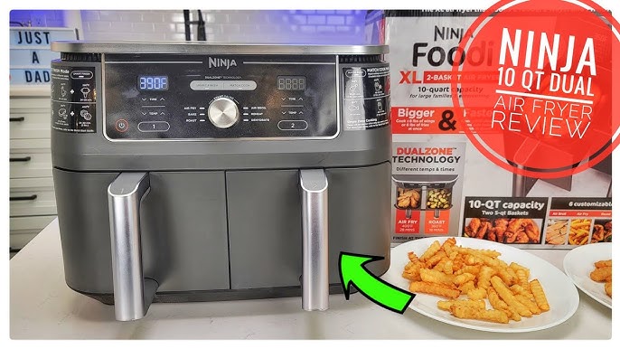 Ninja Foodi XL 10 Quart 2 Basket Dual Zone Air Fryer & Smart Cook