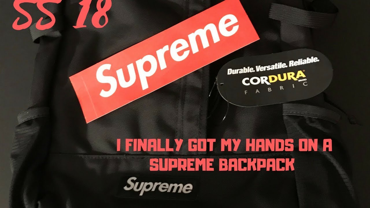Supreme SS 18 Backpack Review