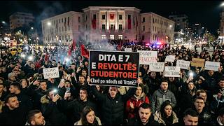 🔴LIVE | Të rinjtë “ndezin” Tiranën prej 7 ditësh, çfarë pritet të ndodhë?
