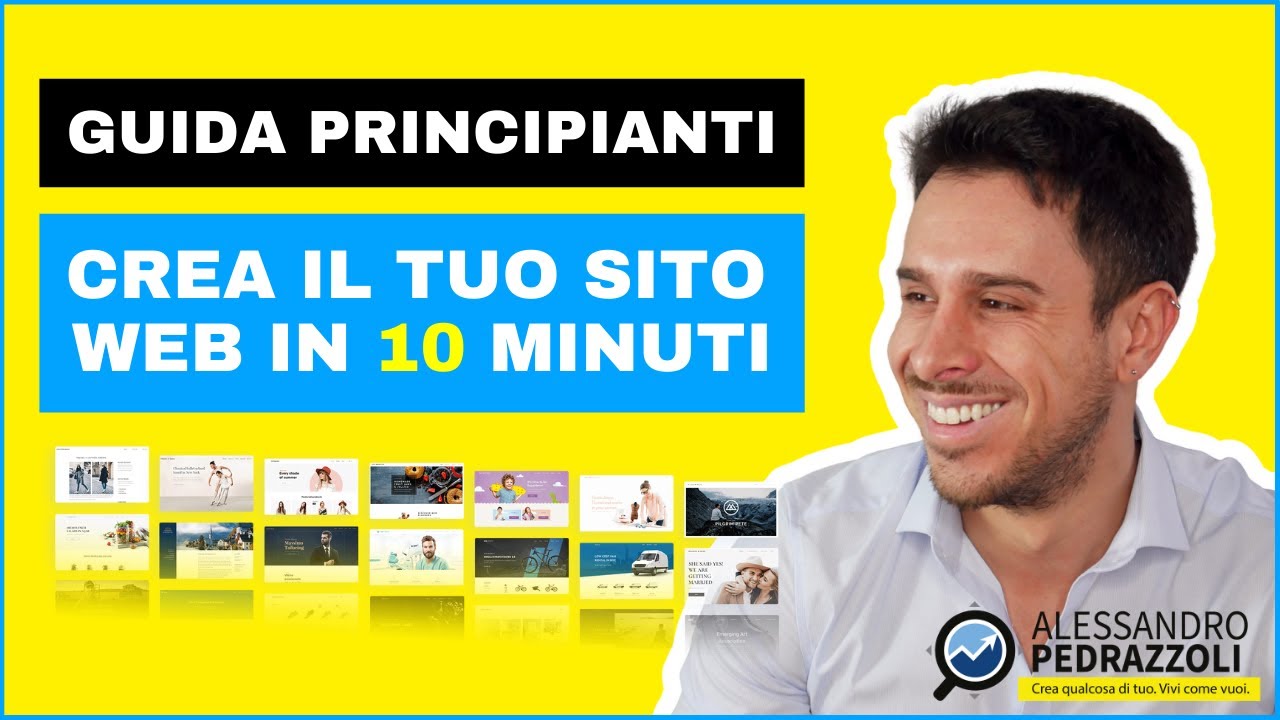 Come creare un sito web in 10 minuti (+ trucco traffico gratis) - YouTube