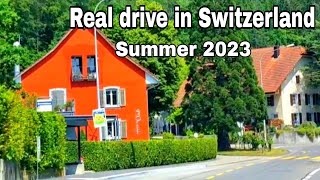 Driving in Switzerland from Baden,Turgi and Birmenstorf