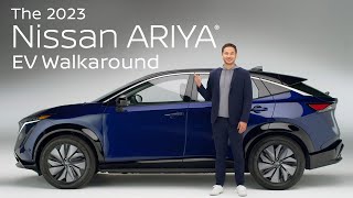 homepage tile video photo for 2023 Nissan ARIYA Electric SUV Walkaround & Review