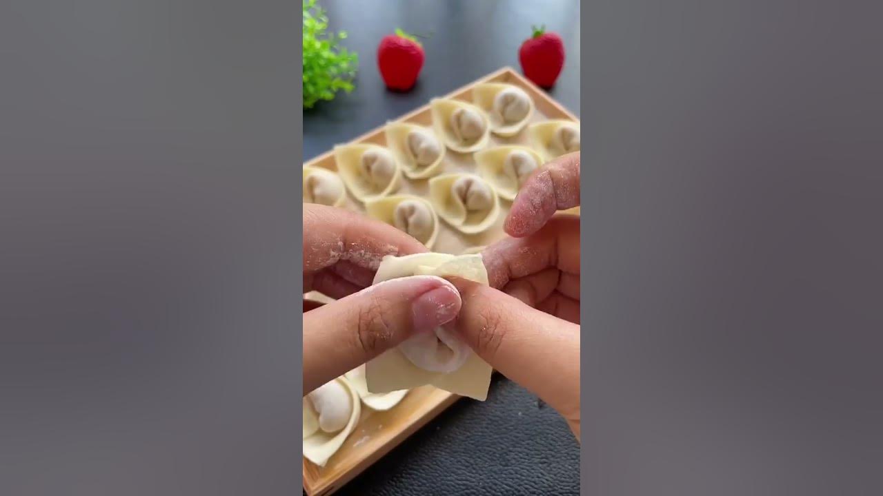 Cakeeepp !!! Cara membuat Lotus wonton