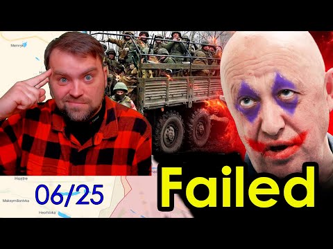 Update from Ukraine | The Failed Military Coup in Ruzzia | Debrief | Prigozhyn lost the war