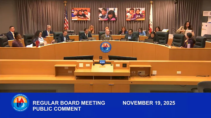 Nov 19, 2025 -10am Regular Board Meeting, including Closed Session, RECESSED to 11/21 and 12/02.