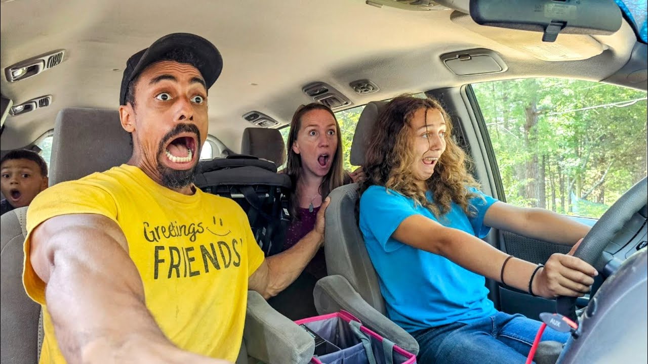 Our 13 YEAR OLD Girl Drives for the FIRST TIME - YouTube