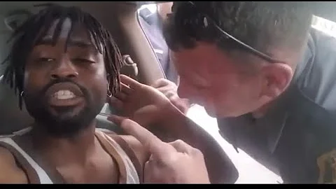 Derrick Thompson being terrorized by Charles Hewitt