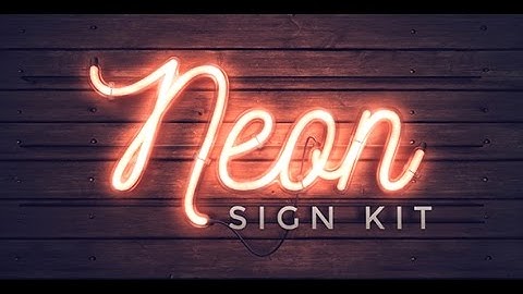 Neon Sign Kit - After Effects | Videohive Projects