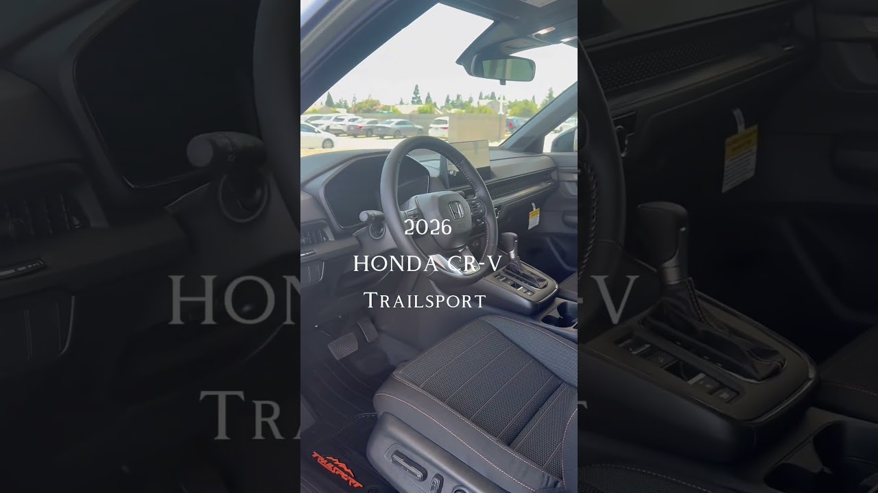 The all-new 2026 Honda CR-V Hybrid in the TrailSport edition!