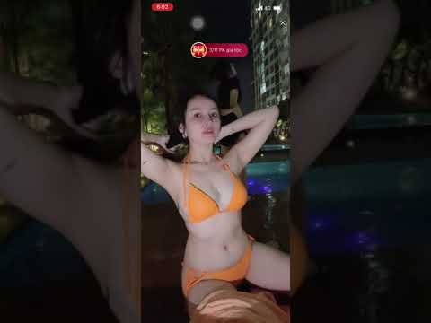 Model girl Vietnam bigo live with bikini 👙 swimming 🏊 so very 👍 #bigo #vietnam #subscribe