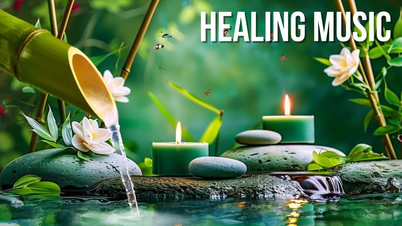 Gentle Bamboo Piano 🌿 Soothing Water Flow Music for Deep Sleep, Meditation, and Relaxation