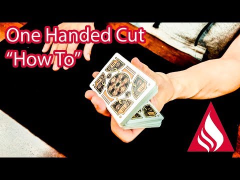 How to One Handed Cut| Cardistry Tutorial Charlier