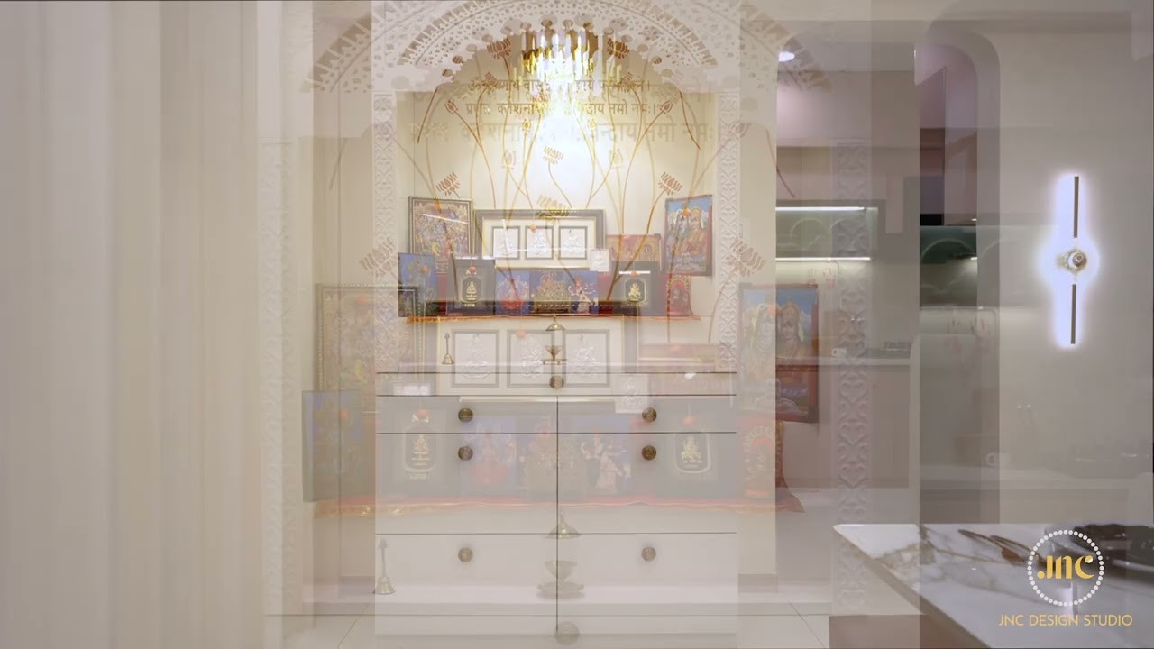 Modern Luxury 3BHK Interior Tour | Elegant Home Design in Undri, Pune | JNC Design Studio