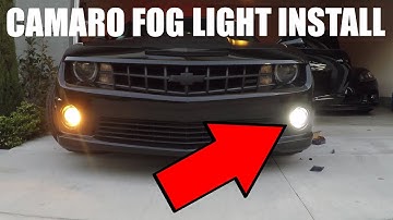 Camaro Fog Light Install