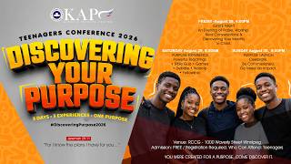 Teenagers Conference 2026 | Discovering Your Purpose | RCCG KAP Winnipeg
