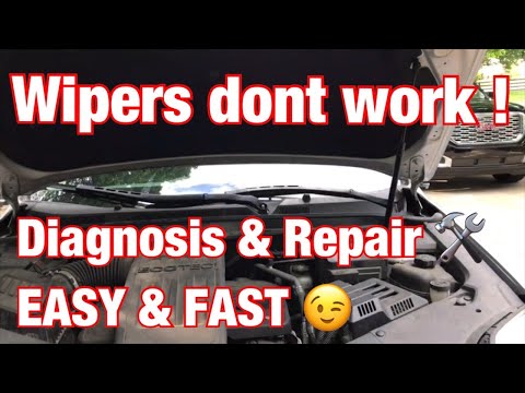 DIY GMC Terrain / Chevy Equinox wiper regulator replacement Diagnoses and repair