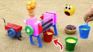 Top diy tractor making flour mill machine science project || diy tractor || @KeepVilla || @MiniTheQ