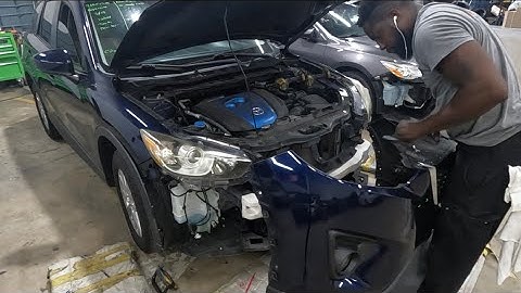 2022 mazda cx 5 front bumper replacement