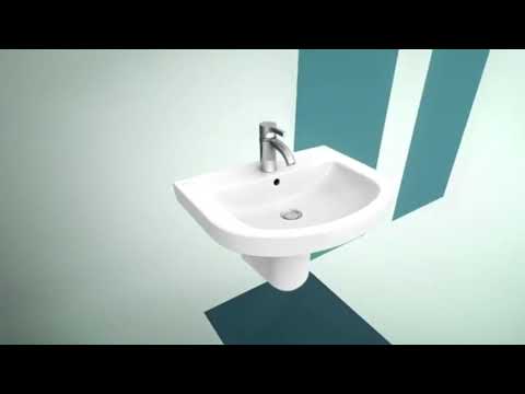 Умивальник підвісний 600x470 Villeroy&Boch Subway 2.0 71136001, видео 2