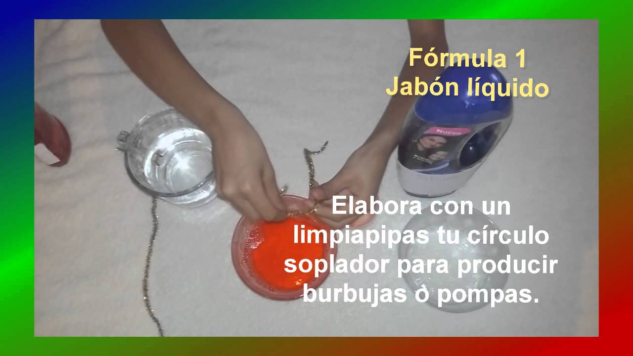 TUTORIAL LIQUIDO PARA HACER POMPAS DE JABÓN / FÁCIL Y DIVERTIDO YouTube TUTORIAL LIQUIDO PARA HACER POMPAS DE JABÓN / FÁCIL Y DIVERTIDO YouTube