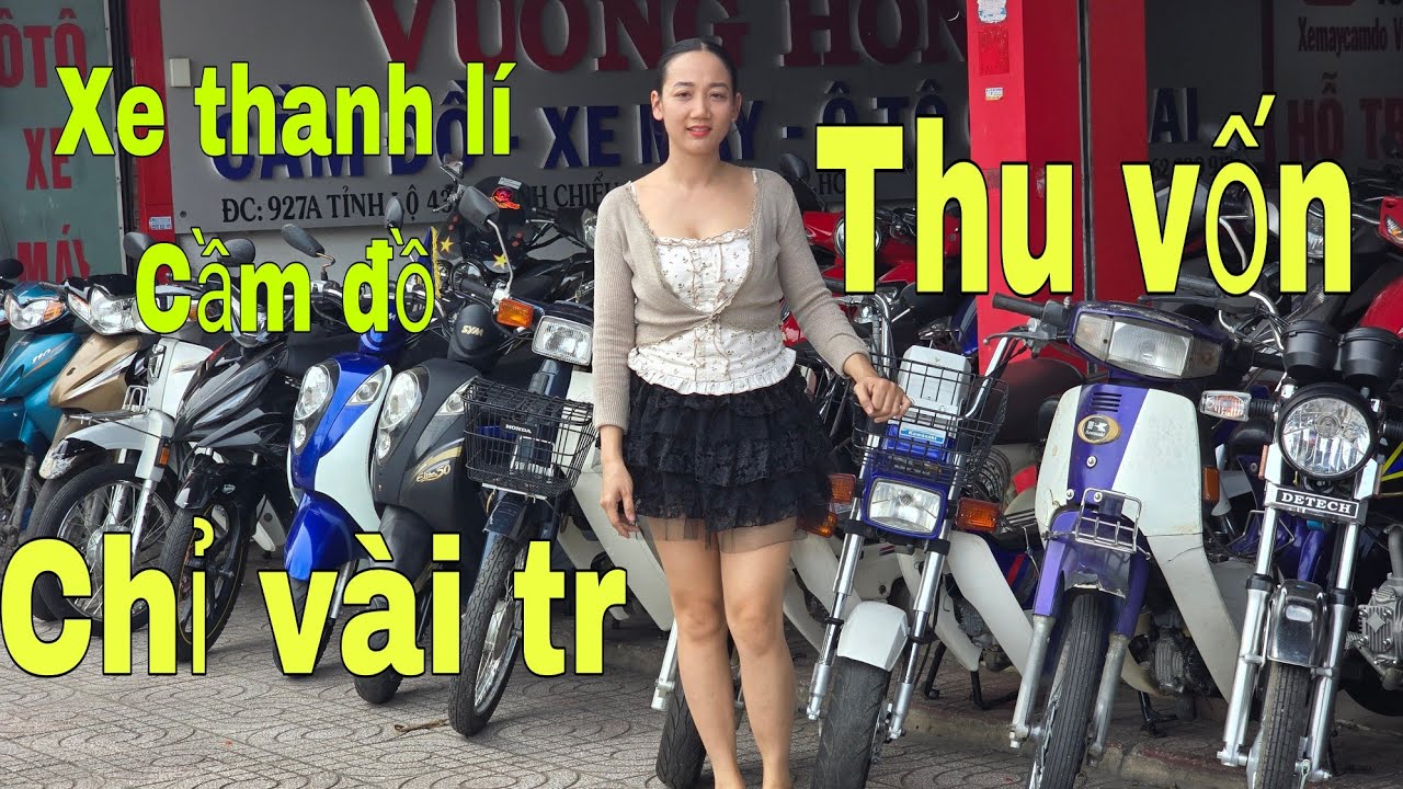 Xe máy thanh lí cầm đồ đã trở lại xả lô Xe chỉ vài tr Thu Vốn | Mỹ motor 