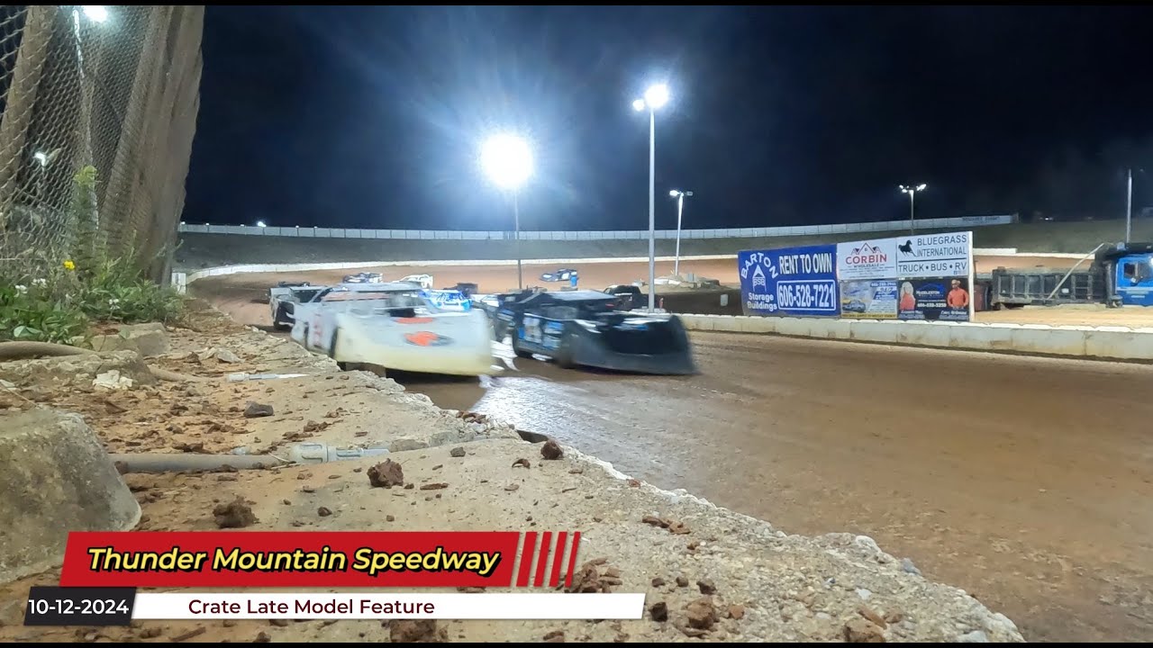 Thunder Mountain Speedway - Crate Late Model Feature - 10/12/2024