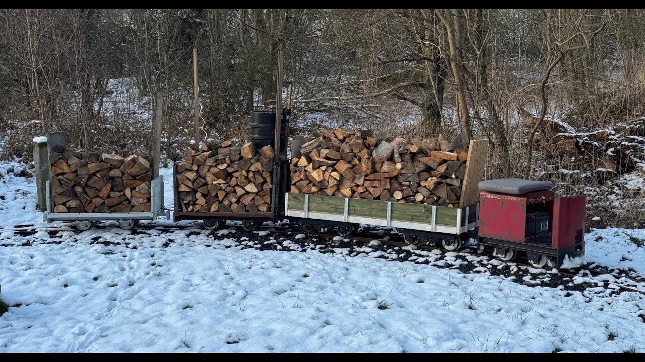 Streckenbefahrung im Schnee