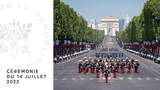 Cérémonie du 14 juillet 2022.