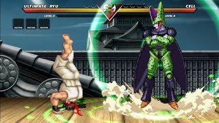 RYU TEAM VS CELL - VERY INCREDIBLY EXCITING FIGHT !