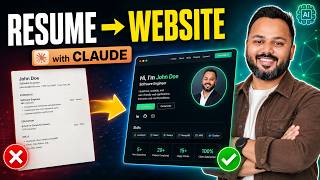 Turn Your Resume Into a Website Using Claude AI (No Coding)