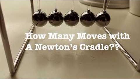 How Many Combos with a Newton’s Cradle