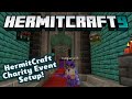 HermitCraft 9 ep 38! HermitCraft Charity Event setup! Livestream starts soon!