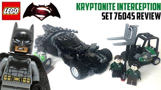 LEGO BvS BATMOBILE - Set 76045 KRYPTONITE INTERCEPTION Review