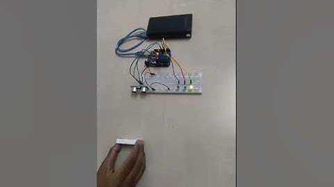 LED Distance Indicator #arduino #ultrasonicsensor #led  #robotics #electronics