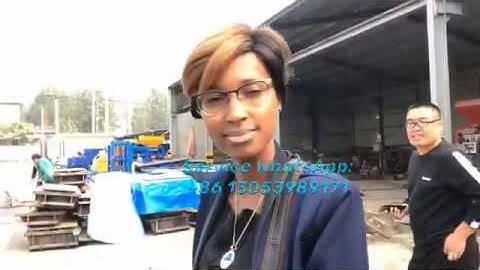 QT4-20 fully automatic hydraulic block machine producing color pavers