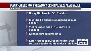 Rockford man charged with sexual assault out on pretrial release