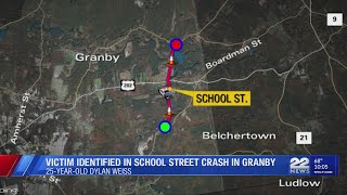 Chicopee man identified in deadly Granby single-vehicle crash