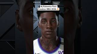 Aj Dybantsa Face Creation NBA 2K26 | How To Make Aj Dybantsa On NBA 2K26 #nba2k26 #Aj Dybantsa