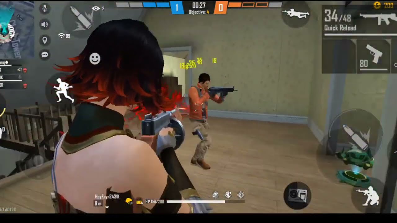 Garena free fire op gameplay today      best thomson gan | clash squad Rankad | Take and Gaming