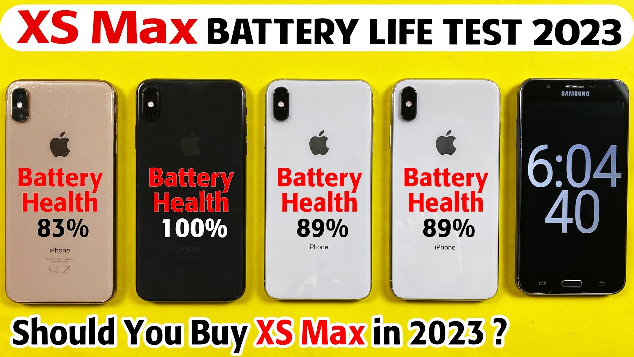 iPhone XS and XS Max Battery Life: The Results Are In