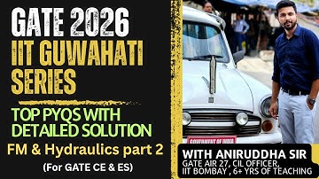 GATE 2026 Preparation : GATE 2026 Civil and Environmental Science and Engineering @TheCivilGuruji