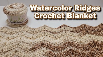 Quick and EASY Crochet Chevron Blanket Tutorial