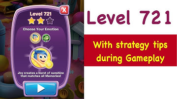 Inside Out Thought Bubbles - Level 721 - Tips and Strategy Gameplay Walkthrough No Boosters