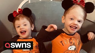 Conjoined twins given 2% survival chance graduate kindergarten | SWNS